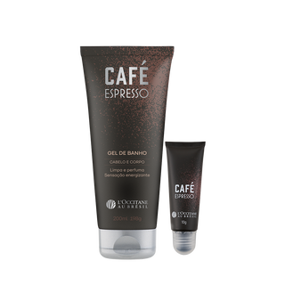 Gel de Banho e Fragrância em Gel Café Espresso